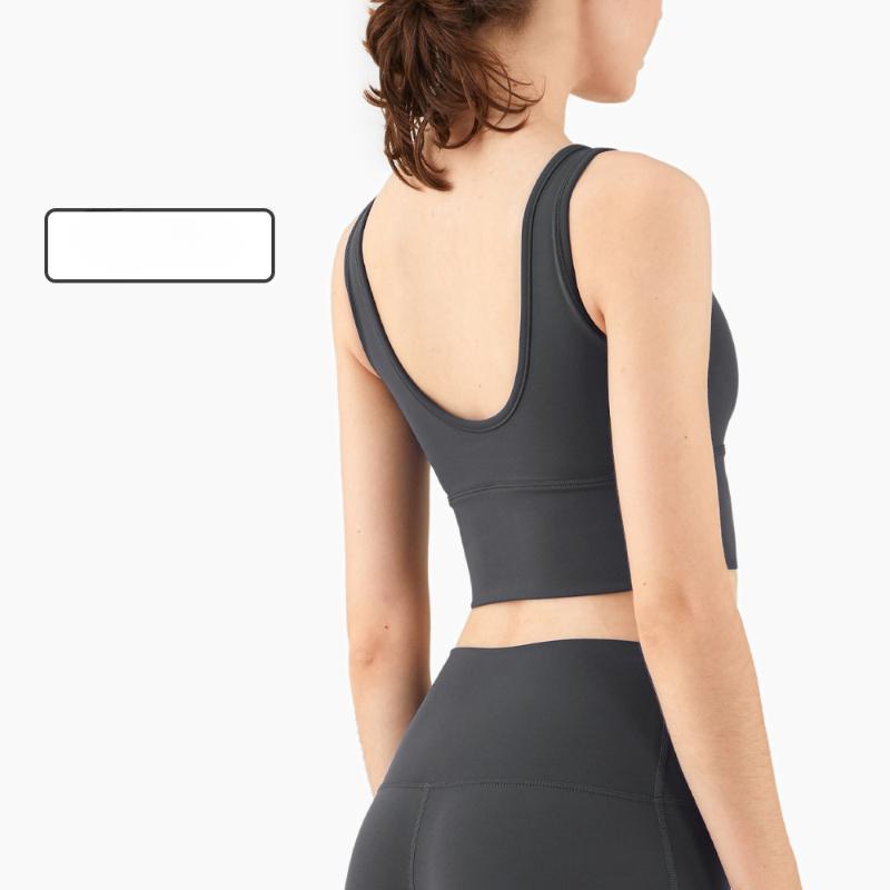Женский красивый бюстгальтер для йоги на спине, антибликовый, амортизирующий, собирающий спортивный бюстгальтер