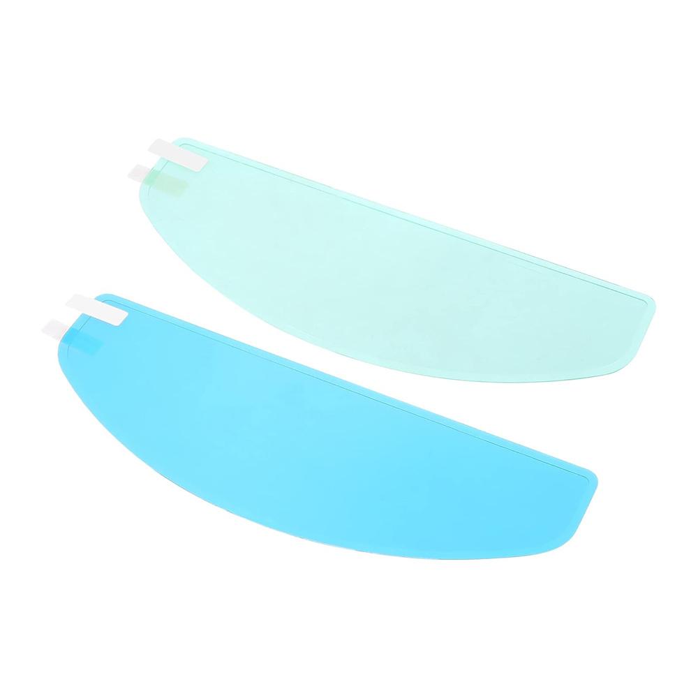 Универсальная 2 шт. 9,65" x 3,46" Защитная от дождя и запотевания пленка для мотоциклетного шлема