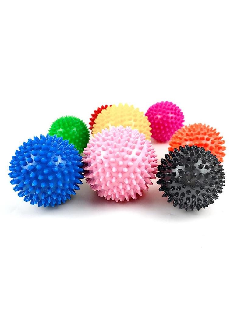 Yoga Hedgehog Massage Ball: PVC Spike Ball for Foot and Muscle Relaxation.