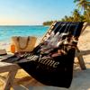 Michael Jackson Customized Name Beach Towel High Absorbency & Quick-Dry Perfect for Traveling Yoga Camping and Swimming