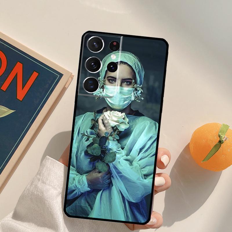 Чехол для телефона 'Медицина Доктор Медсестра' для Samsung Galaxy S25 S26 Ultra S20 S21 S22 S23 S24 Plus S10 S25 FE Задняя крышка