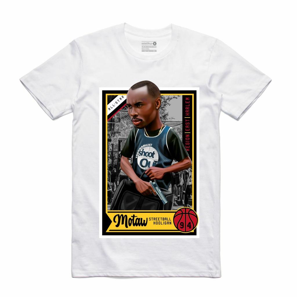 НОВЫЙ Streetwear на заказ HOOP DREAMS MOTAW TOON БЕЛАЯ Футболка МАЛЕНЬКИЙ-3XLАРГ