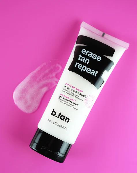B.tan Erase Tan Повтор гель для душа + очистка от загара