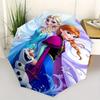 Складной зонт-автомат с тематикой Disney Эльза, Анна, портативный - прочный, 8-спицевой каркас, очень подходит для деловых