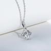 1ct D Color Moissanite Diamond Teardrop Pendant Necklace 925 Sterling Silver 40+2+3cm Necklace Fine Jewelry