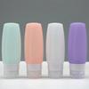 1 шт. Силиконовая бутылка, портативная дорожная бутылка для жидкого лосьона, крем, пустой контейнер, многоразовая бутылка, косметическая упаковка, суб-бутылка