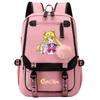 Новый аниме-рюкзак Sailor Moon с USB-подключением для подростков и школьников, мужской и женский, с откидной крышкой.