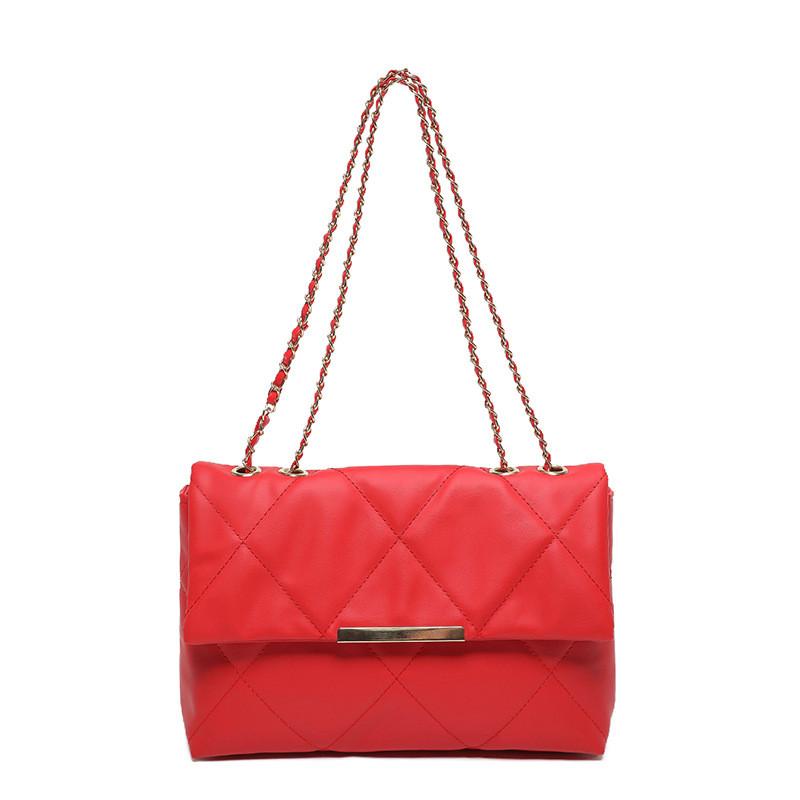 Stylish Large Capacity Women's Shoulder Bag Trendy Crossbody Chain Bag For Spring Fashion