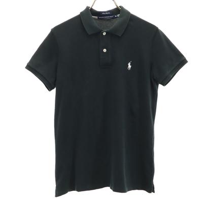 RALPH LAUREN GOLF Футболка поло с коротким рукавом M черный Naigai Kanokoji Женская Б/у