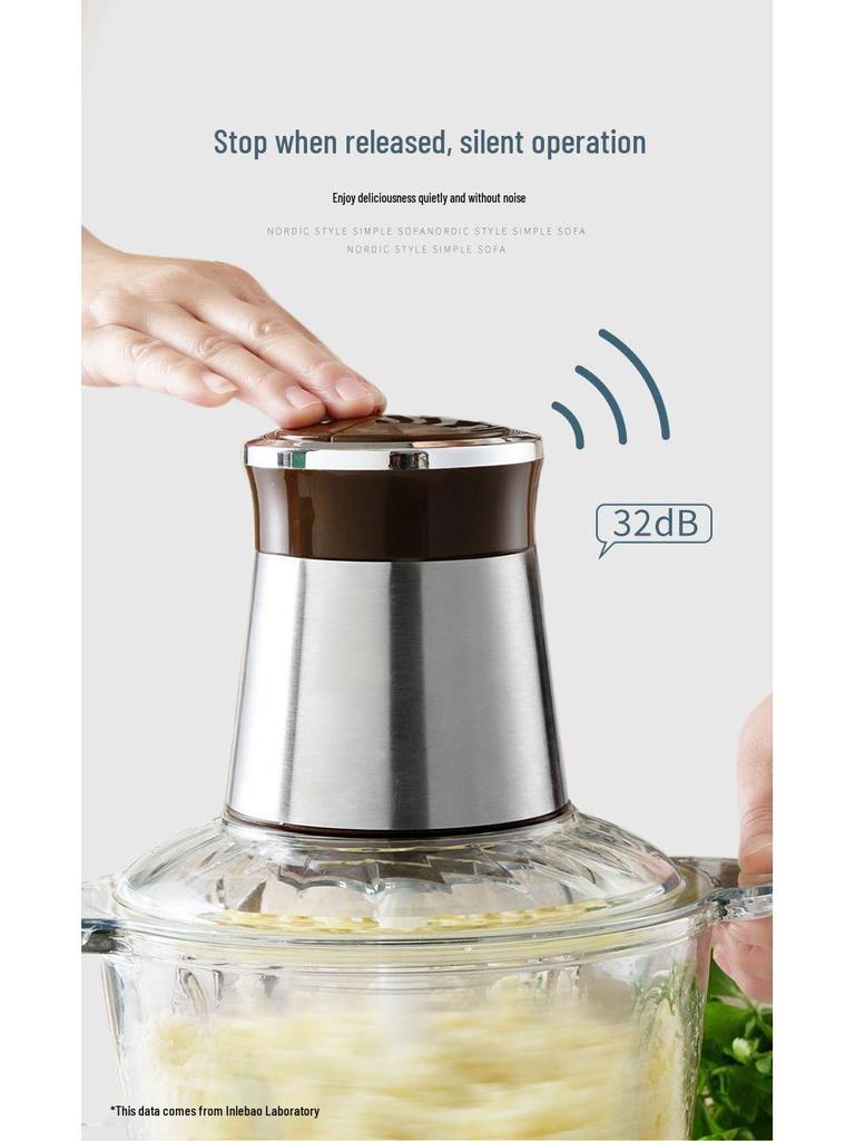 Electric Garlic Mincer and Paste Maker - Multifunctional Grinder for Garlic and Meat