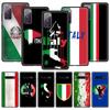 Italy Flag Phone Case For Samsung Galaxy S20 FE S21 Ultra S20 S10 S9 Plus S10E S8 Back Cover Mobile Phone Bag