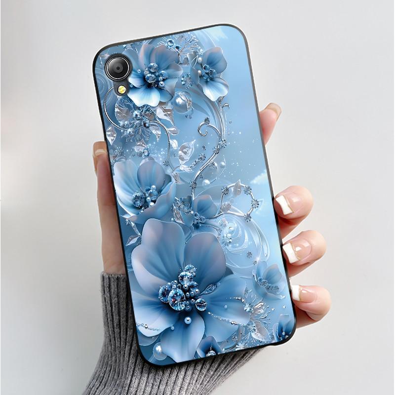 For Asus ZenFone Live L1 L2 ZA550KL Soft Case Fashion Butterfly Flower Black Silicone Phone Casing Asus X00RD ZA550KL Back Cover
