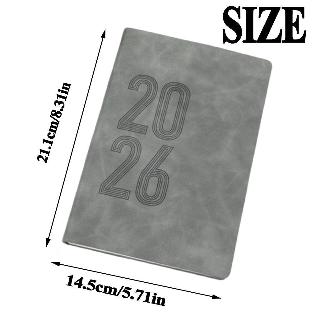 English Version 365 Days Efficiency Notebook Yearly Schedule Office Work Planner Student Diary