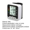 Здоровый тонометр Удобная манжета Полностью автоматический точный тонометр на запястье с манжетой