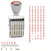 6 Digit Number Roller Stamps Changeable Business Stamps Roller Number Stamp  Office
