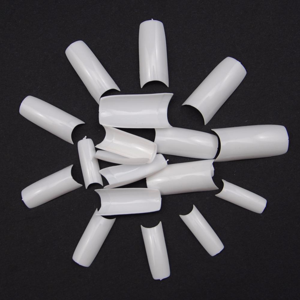 500 Sizes Pcs 10 White False French Style Acrylic Uv Gel Nail Tips Diy Salon Tools