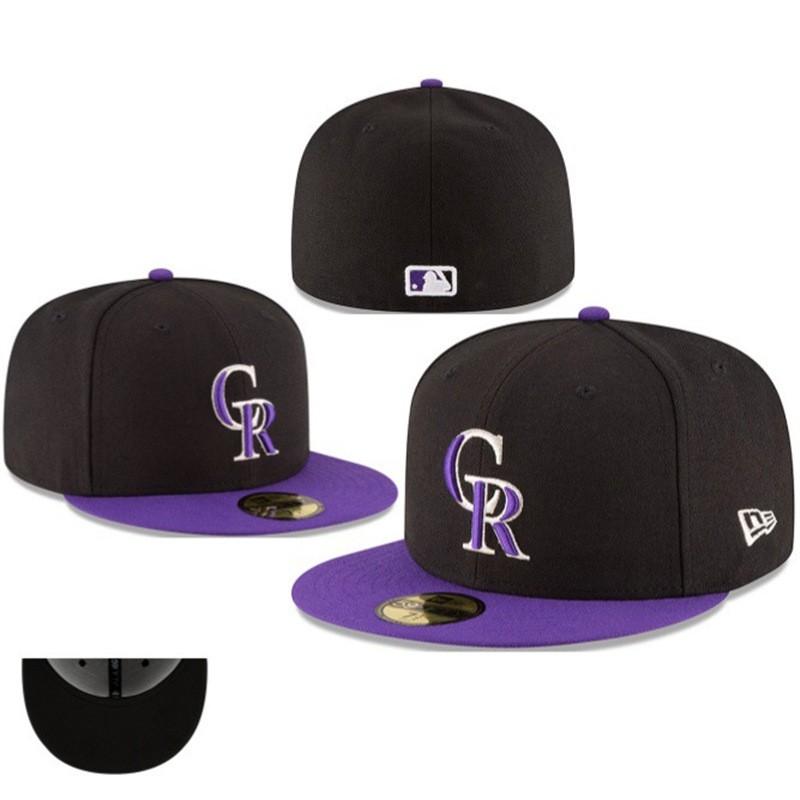 MLB Style Fitted Baseball Cap Unisex Embroidery Sun Hat Outdoor Hip Hop