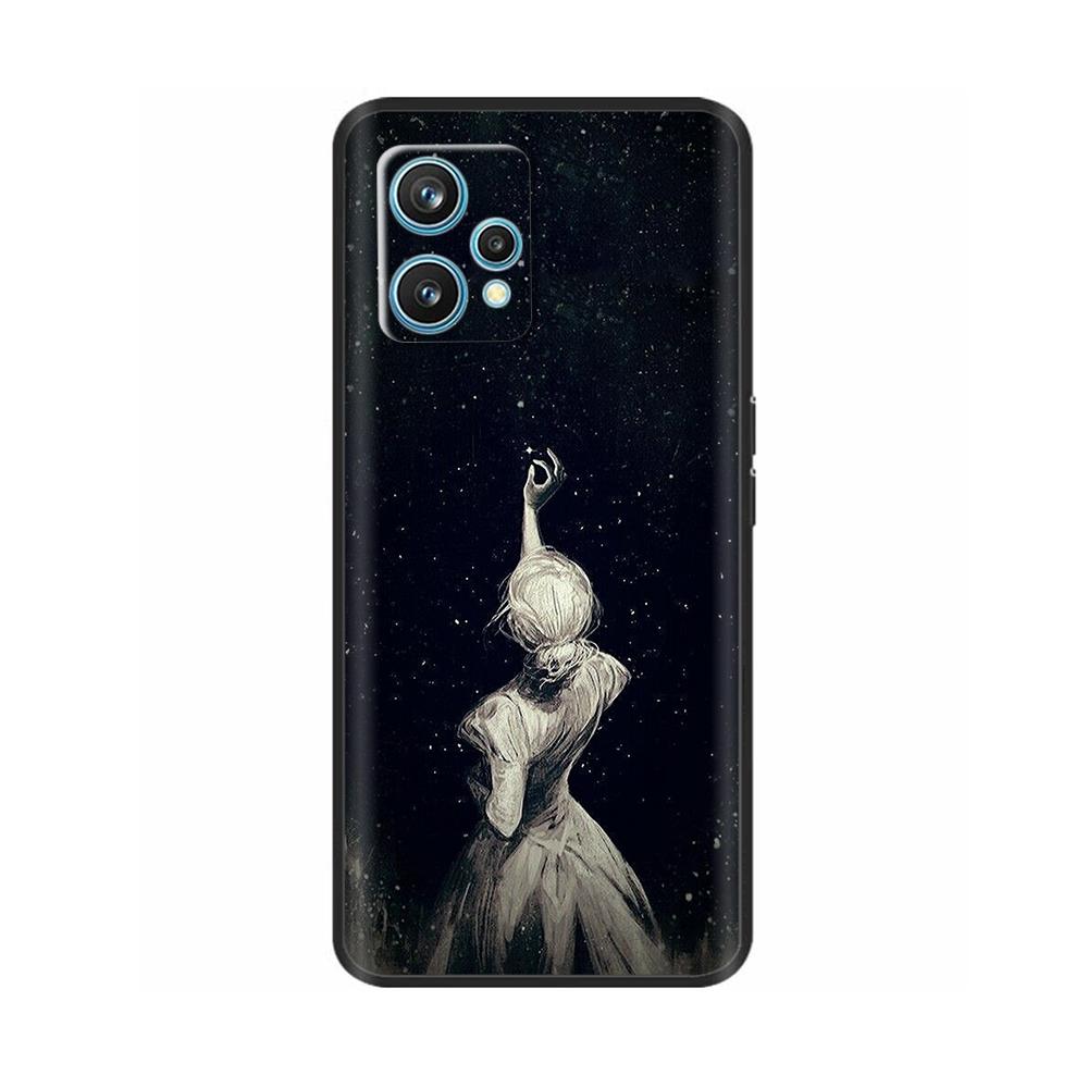Чехол для Realme 9 Обложка Милые Растения Мультяшные Чехлы для OPPO Realme 9 4G RMX3521 Realme9 Чехол для Телефона Мягкий Силикон fundas coque