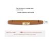 H's Belt Women's Genuine Leather All-Match High-Grade Matching Dress Waist-Tight Decorative Suit Pants Belt