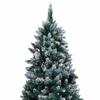 Artificial Christmas Tree with 150 LEDs and Stand Green 150 cm