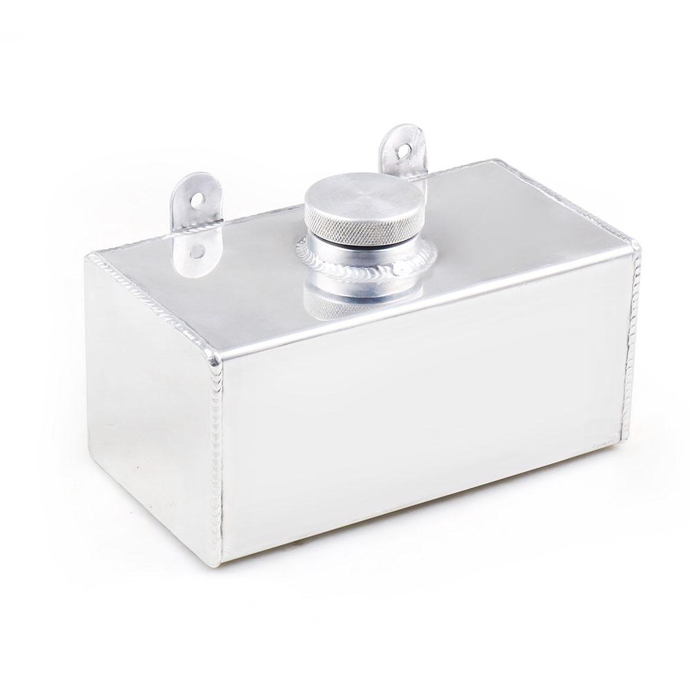 Aluminium 2L Mirror Polished Windscreen Washer Bottle Intercooler Spray Tank TT101960