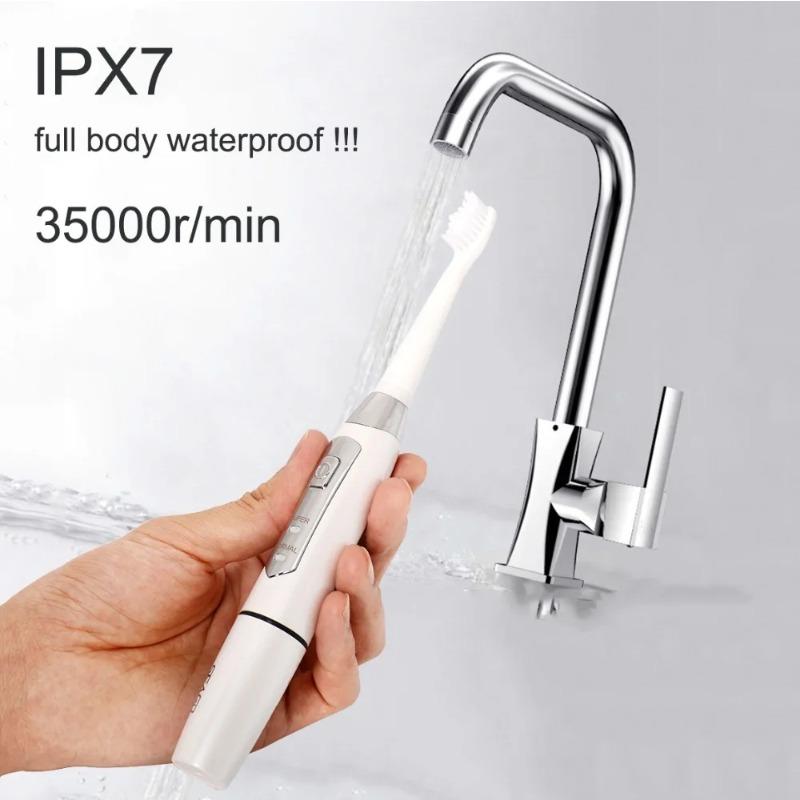 Электрическая зубная щетка Sonic Smart Chip, высококачественная сменная головка зубной щетки, отбеливающая щетка для здоровых зубов, лучший подарок!