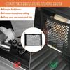 13.8 x 9.8 inch Universal Elastic Cargo Net Pocket,1 Pack | with Screws & Hooks, for Trunk RV Boats Home Cargo Storage, keeps items Secure &