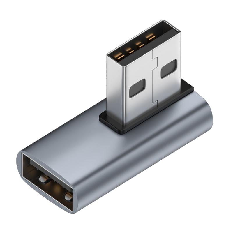 USB 3.0 Male to Female 90-градусный угловой удлинительный адаптер USB-разъем вверх/вниз 10 Гбит/с для ноутбука ПК