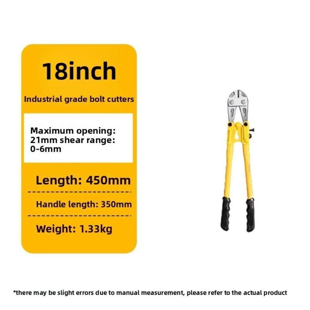 Multi-functional Bolt Wire Cutters Heavy Duty Non-hydraulic Rebar Cutters Gifts Steel Wire Pliers