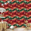 Red and Sea Ink Wallpaper for Living Room and Bedroom 50x1000