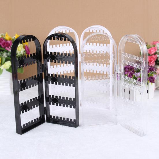 Складной держатель для сережек, стеллаж для хранения ювелирных изделий на экране