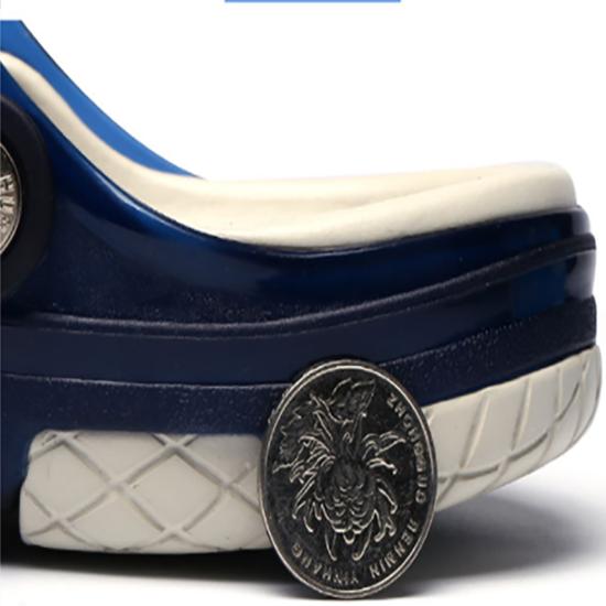 Летние мужские тапочки с толстой подошвой и нескользящей обувью с отверстиями, повседневные сандалии и тапочки, дышащая пляжная обувь