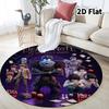 Death Note Round Area Rug Carpet Rug For Living Room Bedroom Sofa Playroom Decor Nonslip Floor Mat