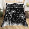 Dandelion Duvet Cover Full Queen Botanical Floral Bedding Set Nature Theme Butterfly Dandelions Comforter Cover For Boys Girls