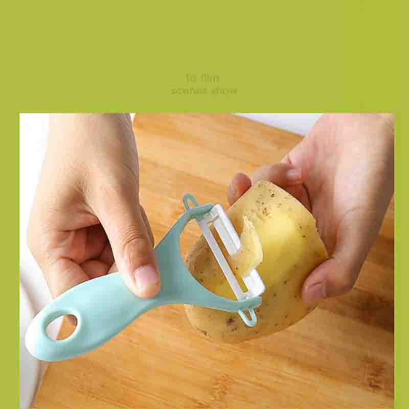 Многофункциональная овощечистка Многоцветная керамическая овощечистка для дыни Кухонный нож для очистки Креативный домашний нож для чистки