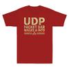 Udp Packet Bar Walks A Into  Network Engineer Vintage Unisexs Tshirt Black Tee