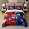 3Pcs Bedding SetLyon FC Soft Bed Sheet and Two Pillowcases Home Bedroom Decor