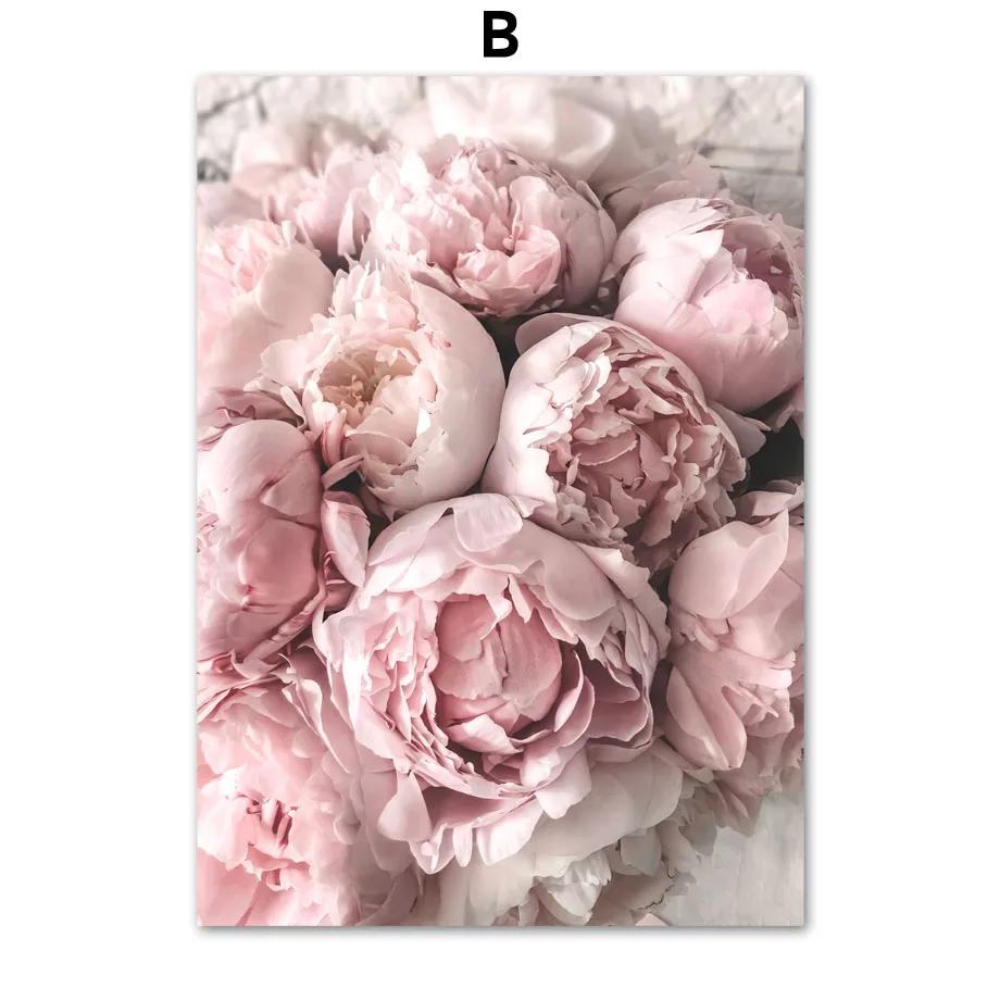 Paris Tower Church Retro Car Peony Wall Art Canvas Painting Nordic Poster Prints Living Room Home Decoration Landscape Painting