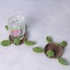 2pcs Handmade Crochet Turtle Coasters Set  Fun Animal Mug Rugs Creative Knitting Housewarming Gift for Daughter Mom Teacher Unique Home Decor
