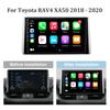 Беспроводной CarPlay для Toyota RAV4 XA50 2018-2020 Аудио Стерео Android 13 Автомагнитола Мультимедиа GPS Навигация WIFI 4G Авто Экран