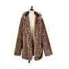 Winter Faux Fur Coat Hooded Leopard Print Luxury Warm Women Jackets Women's Coats Fashion Jacket