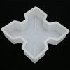 1Pcs 25x6cm Stepping Stone Paver Plastic Concrete Path Maker Mold  For Lawn Patio Yard Garden