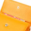 Яркий женский кошелек из натуральной кожи флотар CANPELLINI Wallet 21592 Желтый
