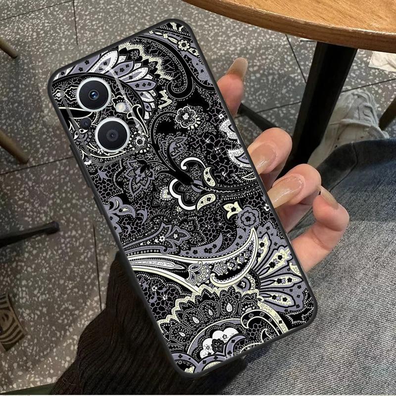 Батик Рисунок Для OPPO Reno 14F 13F 12F 11F 10 11 12 13 14 Pro 7 8 Lite 8T OPPO Find X5 X6 X8 X9 Pro Чехол