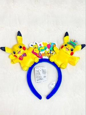 USJ 25th Anniversary Pokemon Pikachu Plush Headband Ear Ears Accessory
