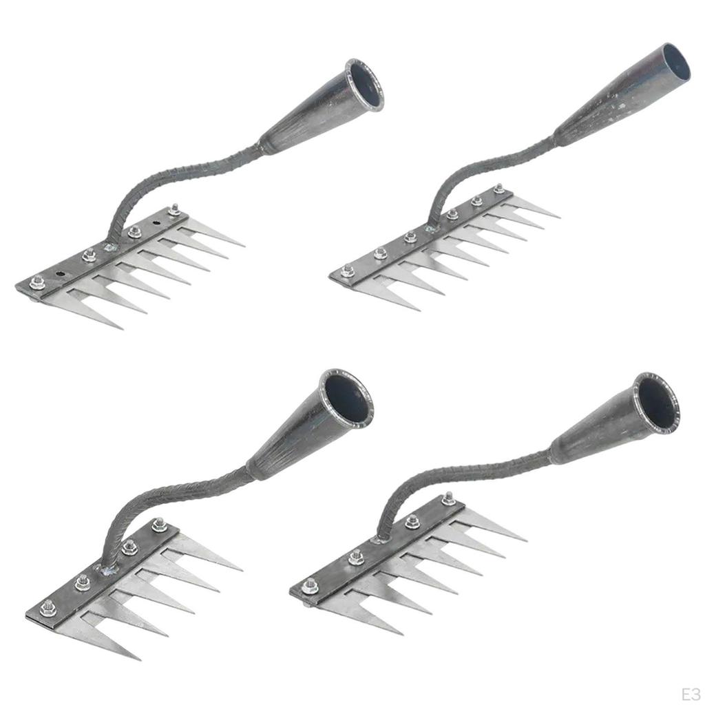 Садовые грабли Простые в использовании Сталь Эффективные Сверхпрочные для ландшафтных дизайнеров Двора На открытом воздухе Домовладельцев Садоводство