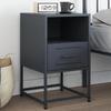 VidaXL Bedside Table Anthracite 36x39x60.5 Cm Steel, Cabinet, Side Cabinet, Bedroom Furniture, Table 846558