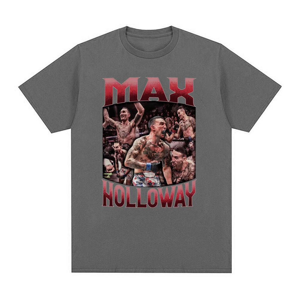 Max Holloway Blessed Graphic Tshirts Unisex Women Fashion High Street Vintage T Shirts Unisex Summer Tops ONeck Short Sleeve T Shirt