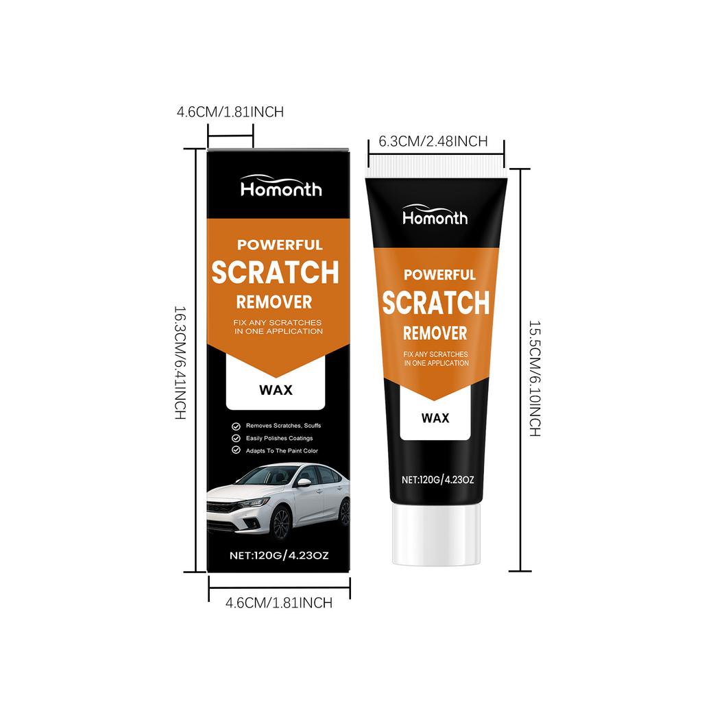 120 г Крем для удаления царапин с автомобиля Нанопокрытие Полироль Средство для удаления царапин с автомобиля Инструменты для ухода за краской для автомобиля Удаление легких царапин Полировка Воск