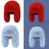 Winter Trapper Hat with Ear Flaps for Skiing - Windproof and Snowproof in Red